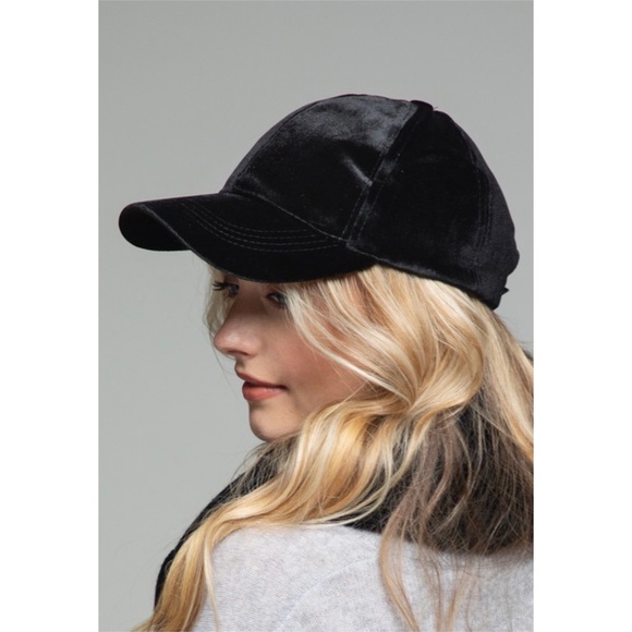 🆕Velvet baseball cap brown or black - Picture 2 of 3